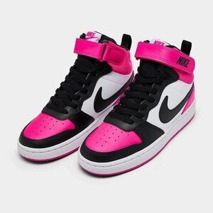 Nike Court Borough Mid 2 GS 'Fierce Pink' HV0933-100 Shoes